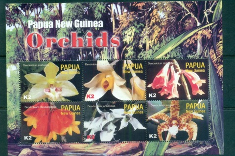 PNG-2004-Orchids-2k-MS-MUH-lot71244