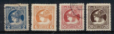 Poland-1916-Newspaper-Stamps-Asst-MLH-FU