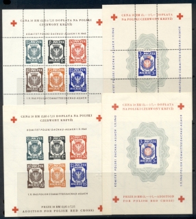 Poland-1945-Dachau-Allach-Concentration-Camp-Private-issues-4xMS-MLH