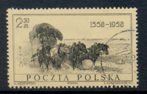 Poland-1958-Philatelic-Exhibition-CTO