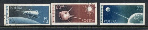 Poland-1959-Soviet-Space-Satellite-IMPERF-CTO