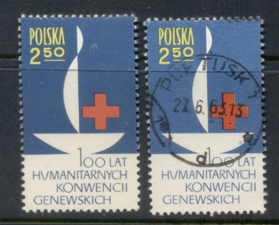 Poland-1963-Red-Cross-Centenary-MUH-FU