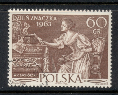 Poland-1963-Stamp-day-CTO