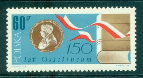 Poland-1967-Ossolineum-Founding-MUH-lot35511