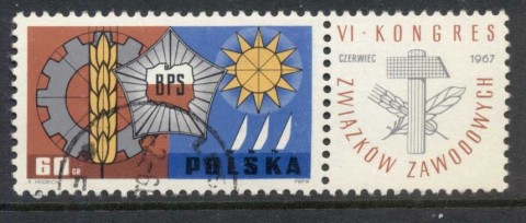 Poland-1967-Polish-Trade-Union-CTO