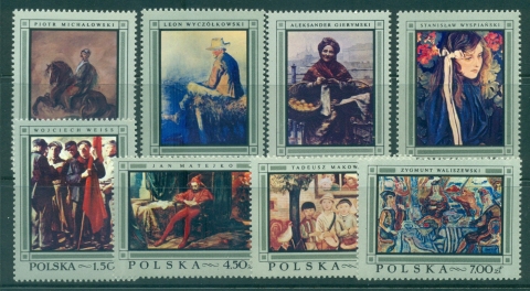 Poland-1968-Polish-Paintings-MUH-lot35522