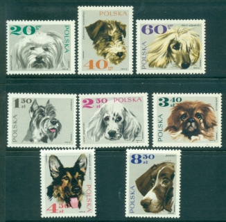 Poland-1969-Dogs-MUH-lot35527