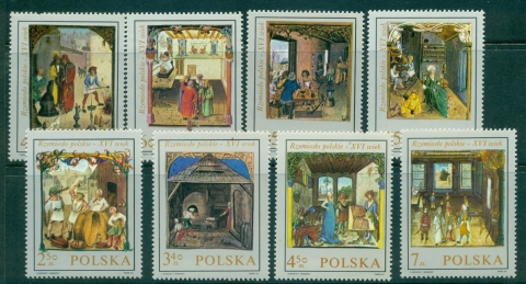 Poland-1969-Miniature-Paintings-MLH-lot35543