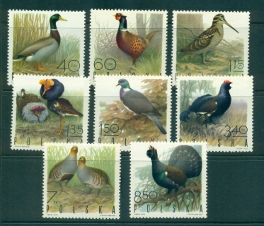 Poland-1970-Game-Birds-MUH-lot35548