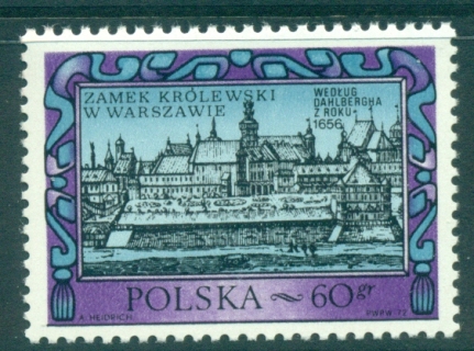 Poland-1972-Rebiulding-of-Warsaw-Castle-MUH-lot35603