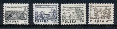 Poland-1974-Medieval-Wood-Cuts-FU