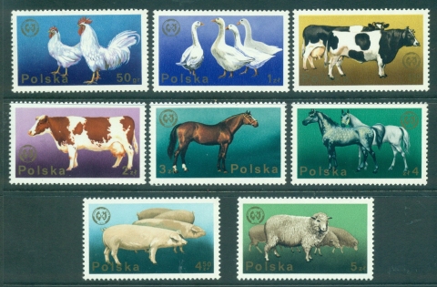 Poland-1975-Farm-Animals-MUH-lot35656