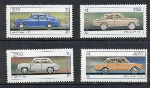 Poland-1976-Automobiles-MUH