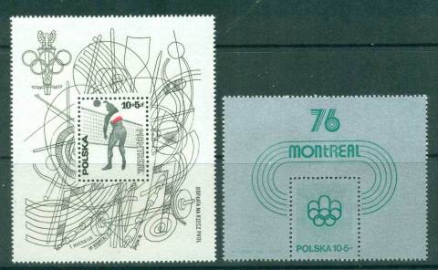 Poland-1976-Montreal-Olympics-2x-MS-MUH-lot57472