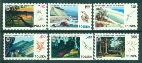 Poland-1976-National-Parks-MUH-lot35687