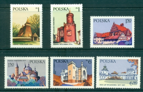 Poland-1977-Architectural-Landmarks-MUH-lot35714