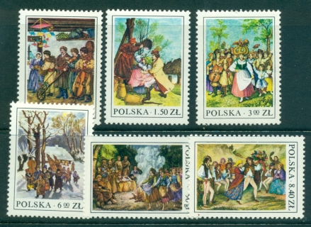 Poland-1977-Folk-Customs-MUH-lot35711