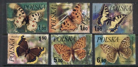 Poland-1977-Insects-Butterflies-CTO