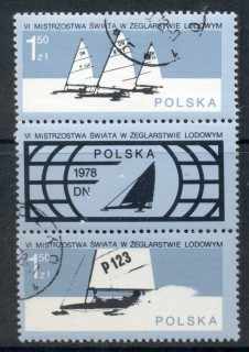 Poland-1978-Iceboats-label-CTO