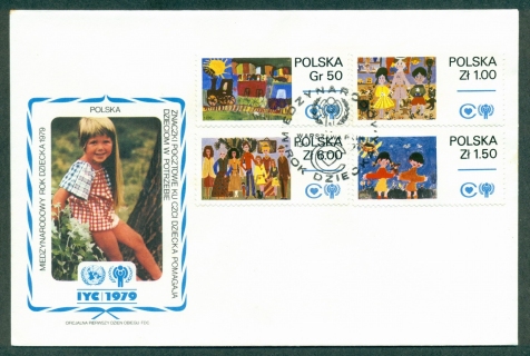 Poland-1979-IYC-International-Year-of-the-Child-FDC-lot32110