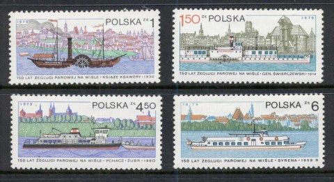 Poland-1979-Vistula-River-Navigation-Ships-MUH