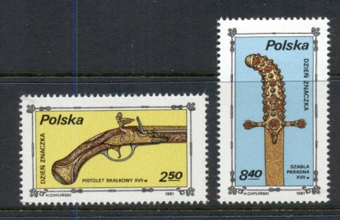 Poland-1981-Stamp-Day-Weapons-MUH