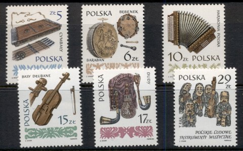 Poland-1984-Musical-Instruments-MUH