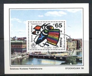 Poland-1986-Stockholmia-MS-CTO