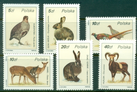 Poland-1986-Wildlife-Game-Animals-MUH
