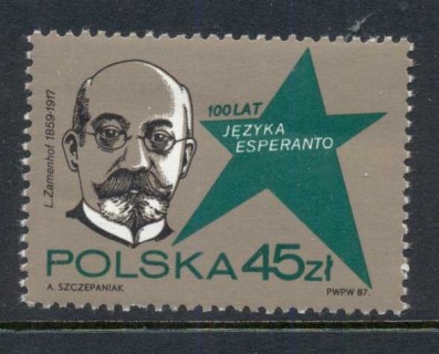 Poland-1987-Esperanto-MUH