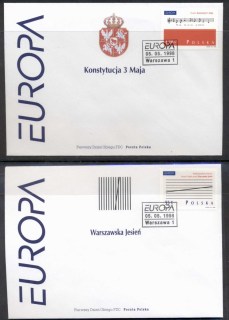 Poland-1998-Europa-Holidays-Festivals-2x-FDC