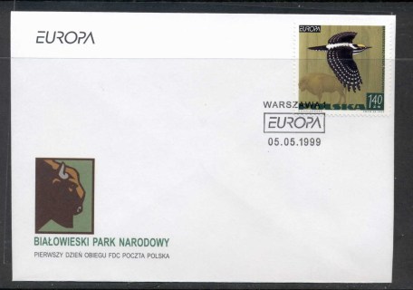 Poland-1999-Europa-Nature-Parks-FDC