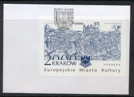 Poland-2000-Cracow-European-City-of-Culture-MS-IMPERF-FDC