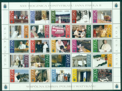 Poland-2003-Travels-of-Pope-John-Paul-II-sheetlet