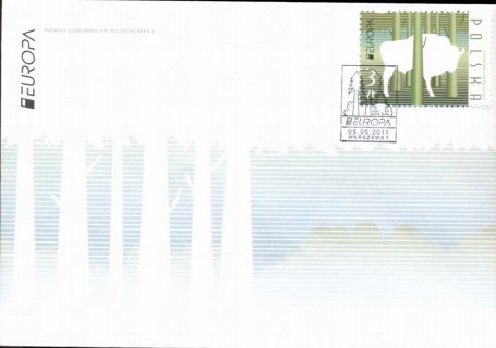 Poland-2011-Europa-The-Forest-FDC