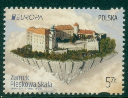 Poland-2017-EUROPA-Stamps-Palaces-and-Castles-MUH