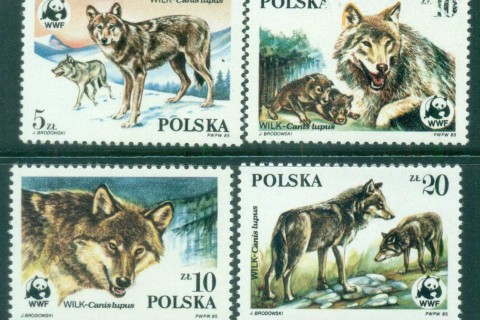Poland-1985 WWF Wolf