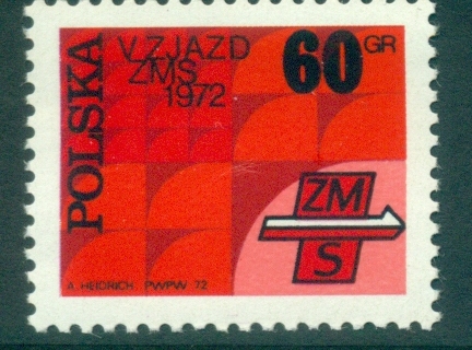 Poland-1972-Socialist-Youth-Union-MUH-lot35604 Poland-1972-Socialist-Youth-Union-MUH-lot35604