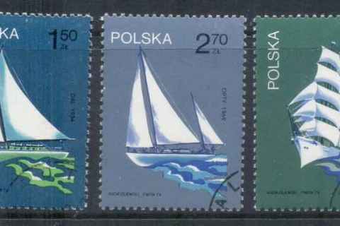 Poland-1974-Polish-Sailing-Ships-CTO