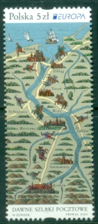 Poland-2020-EUROPA-Stamps-Ancient-Postal-Routes-MUH