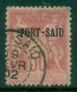 Port-Said-1899-1900-Sage-50c-carmine-on-rose-TyII-FU