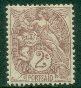 Port-Said-1902-03-Blanc-2c-violet-brown-MLH