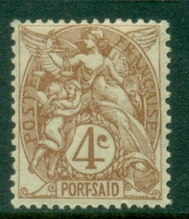 Port-Said-1902-03-Blanc-4c-yellow-brown-MLH