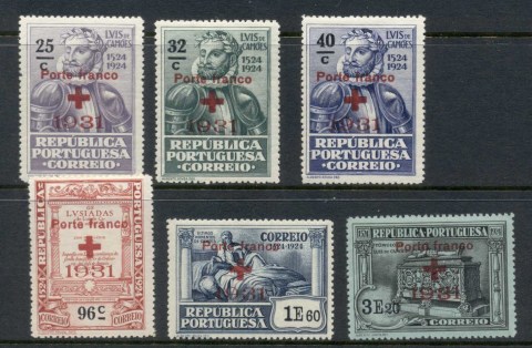 Portugal-1931-Red-Cross-Opts-MUH