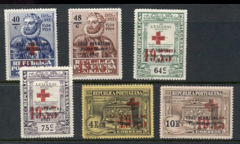 Portugal-1933-Red-Cross-Opts-MUH