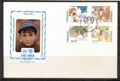 Portugal-1979-IYC-International-year-of-the-Child-FDC