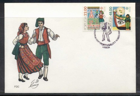 Portugal-1981-Europa-Folklore-FDC