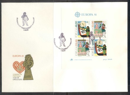 Portugal-1981-Europa-Folklore-XLMS-FDC