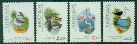 Portugal-1982-Birds-International-Stamps-Exhibition-PHILEXFRANCE-in-Paris-MUH