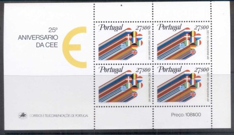 Portugal-1982-EEC-25th-Anniversary-MS-MUH